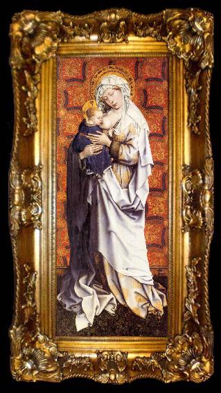 framed  Master Of Flemalle Virgin and Child, ta009-2